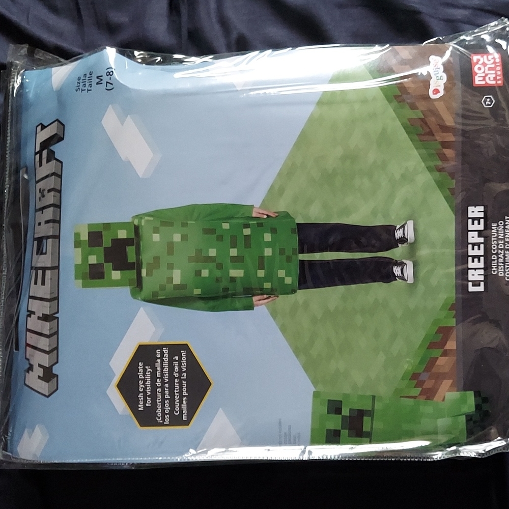 Minecraft Creeper Child Costume